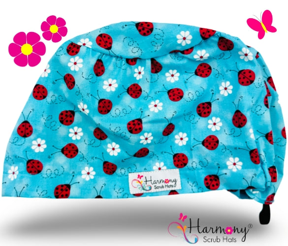 Lady Bugs EURO® Scrub Hat