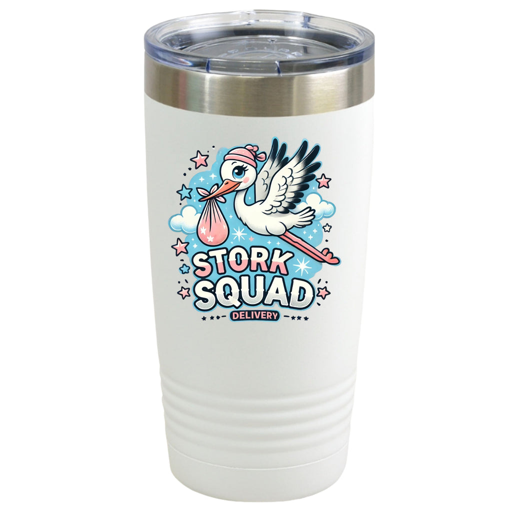 "Stork Squad" Labor & Delivery 20 oz Insulated Tumbler