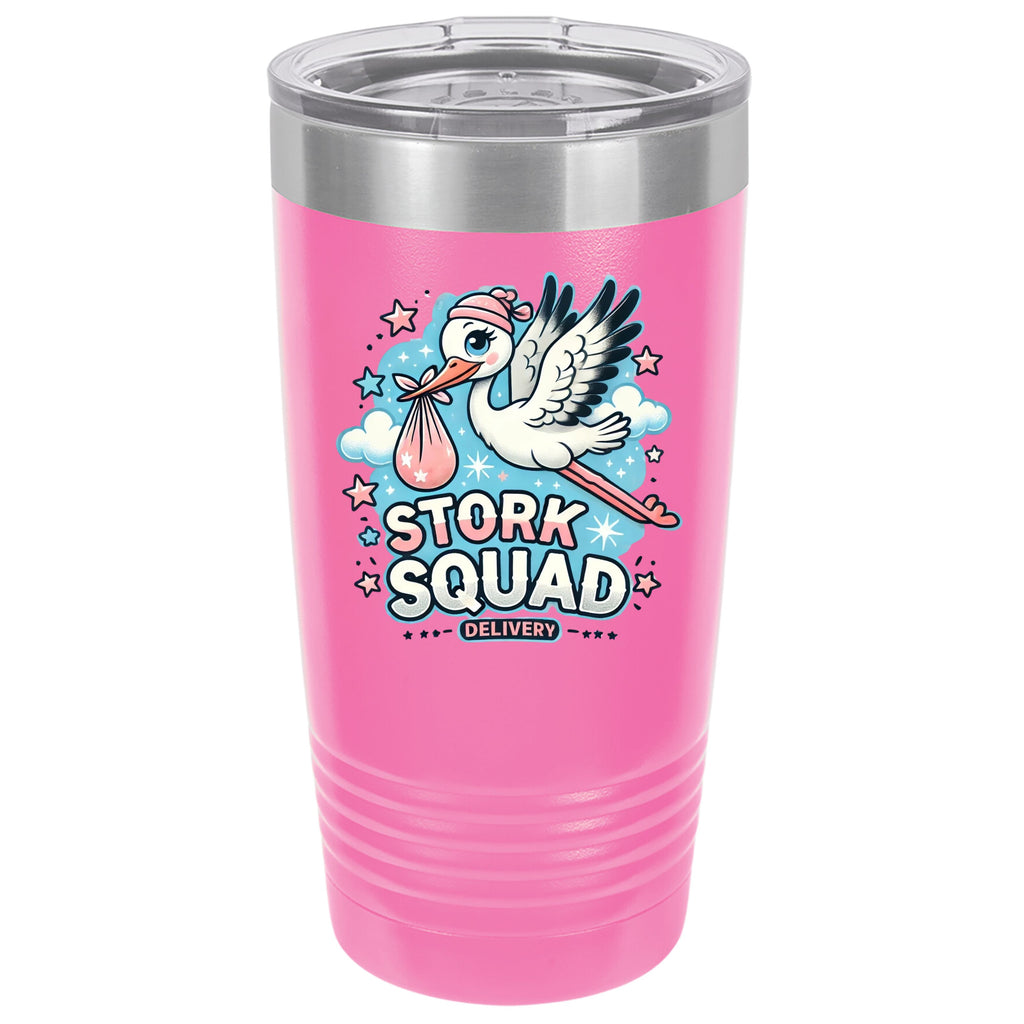 "Stork Squad" Labor & Delivery 20 oz Insulated Tumbler