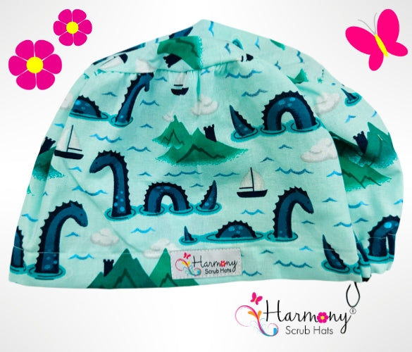 Loch Ness Monster EURO® Scrub Hat