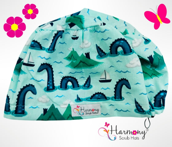 Loch Ness Monster EURO® Scrub Hat