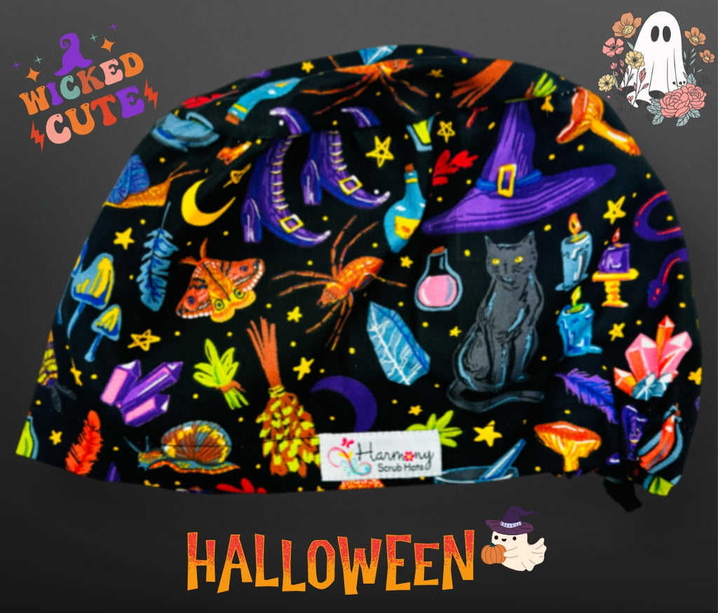 HALLOWEEN Witches Brew EURO® Scrub Hat