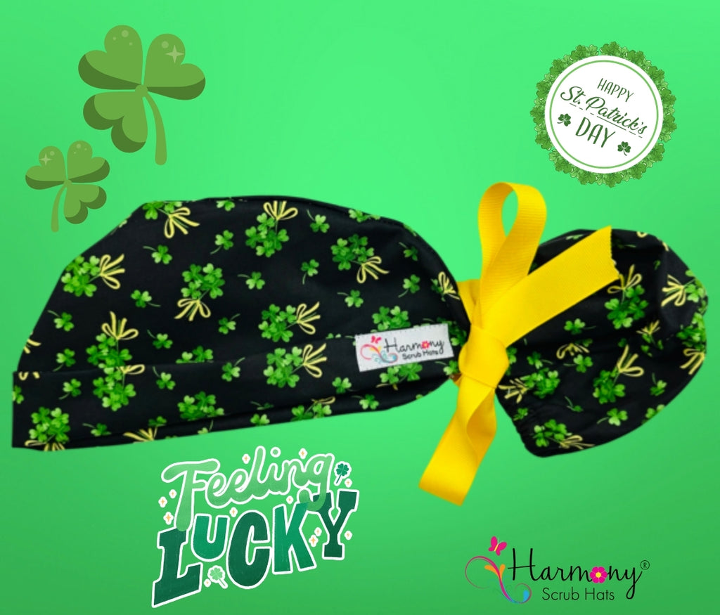 ST PATRICKS DAY Bouquet Modern Pony™ Scrub Hat