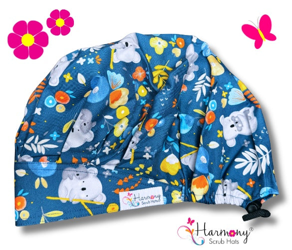 Cute Koala Modern Bouffant™ Scrub Hat