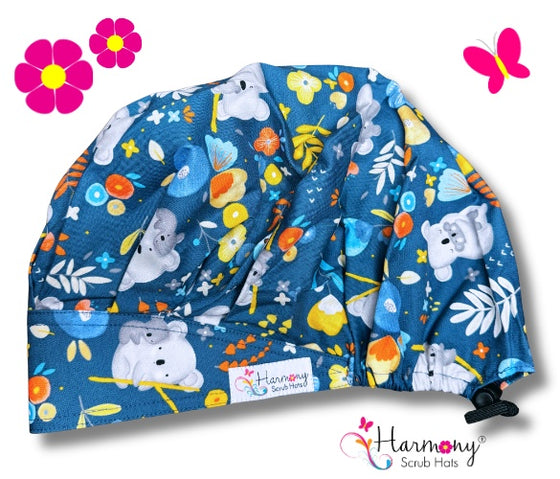 Cute Koala Modern Bouffant™ Scrub Hat