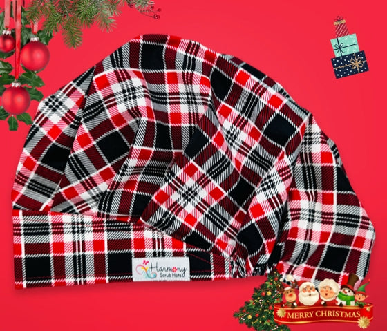 CHRISTMAS Pajamas Modern Bouffant™ Scrub Hat