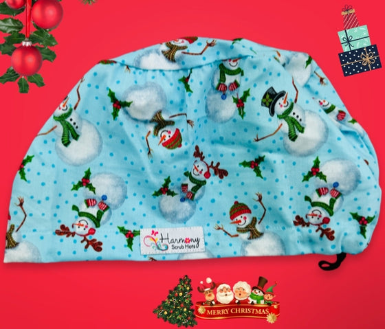 CHRISTMAS Classic Snowman EURO® Scrub Hat