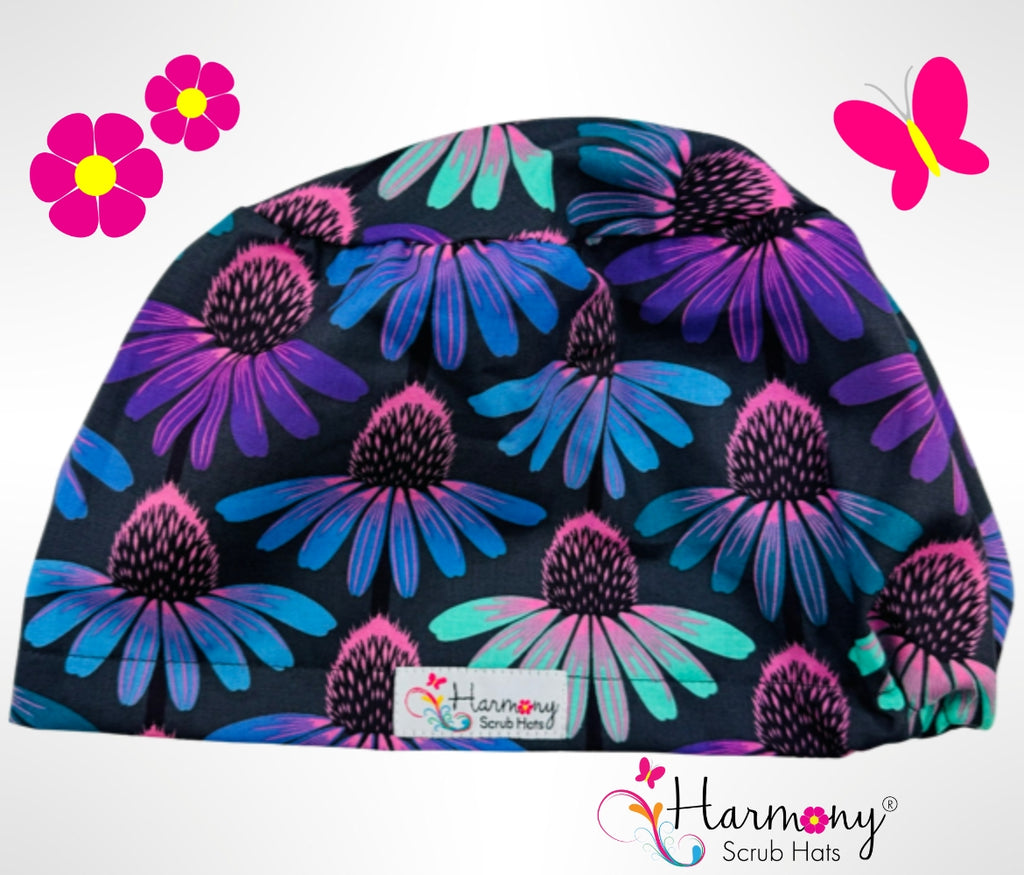 Floral Beauty EURO® Scrub Hat