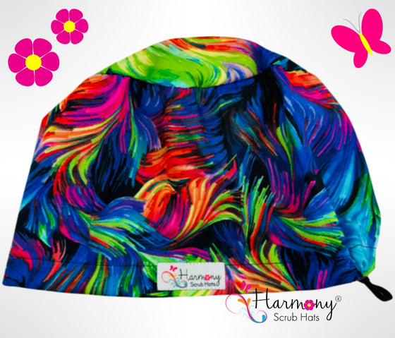 Painted Swirls EURO® Scrub Hat