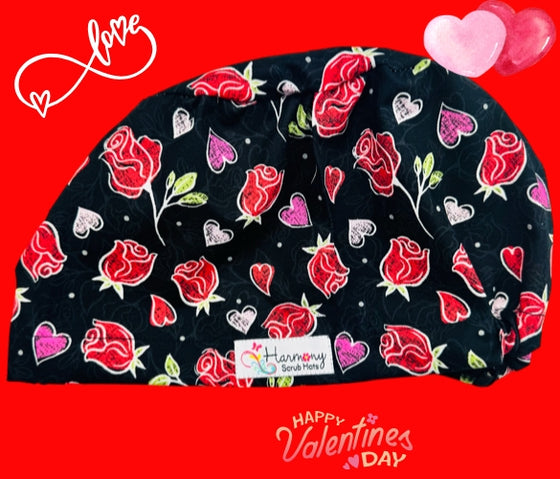 VALENTINES Roses EURO® Scrub Hat