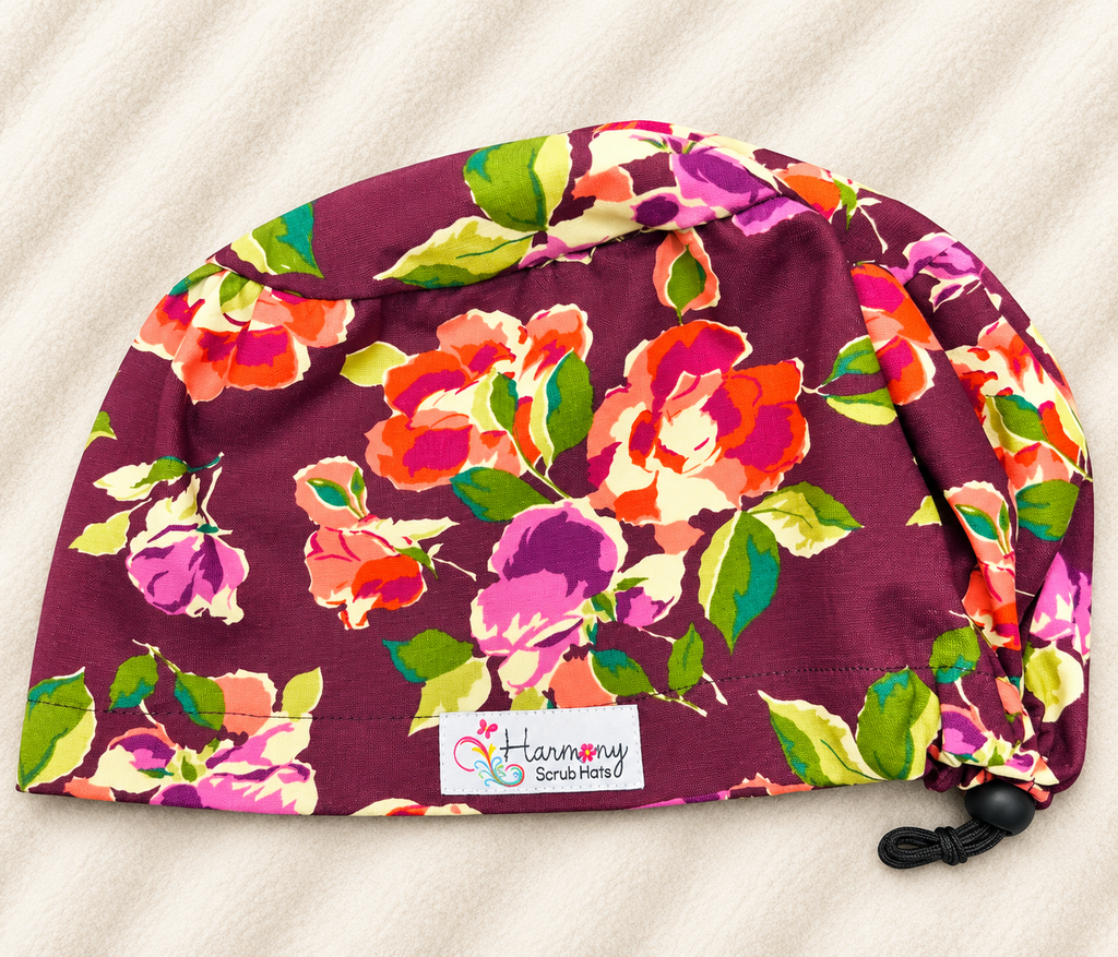 Vintage Merlot EURO® Scrub Hat