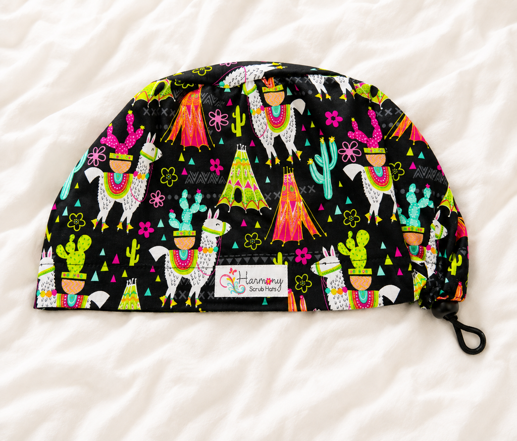 Glamping Llama EURO® Scrub Hat