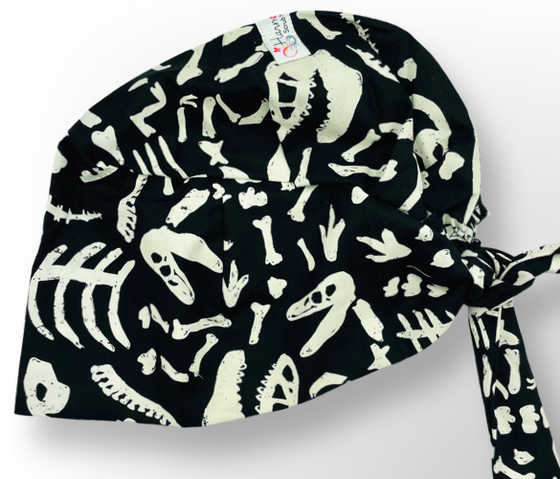 GLOW IN DARK Dino Bones Florence™ Scrub Hat