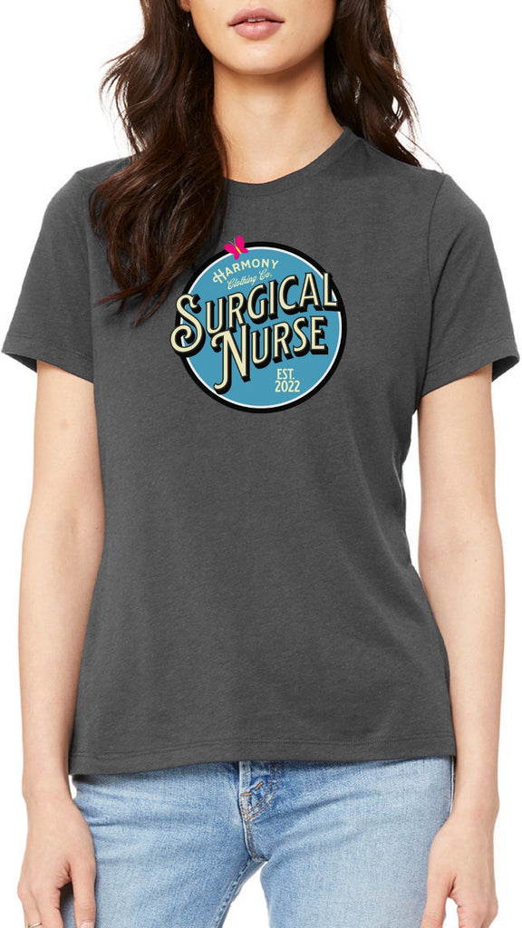 Surgical Nurse Medallion Casual Threads T-Shirt