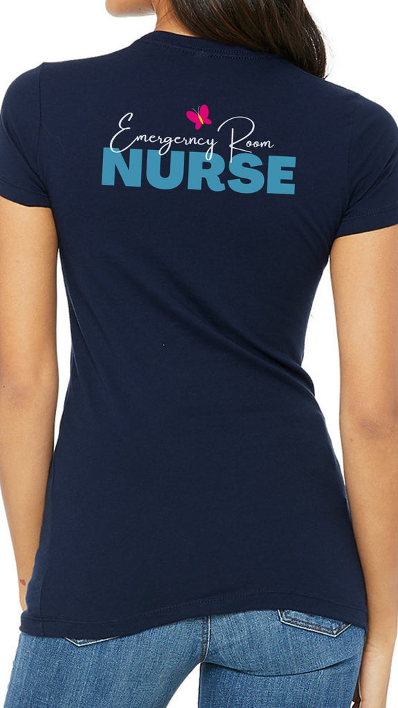 ER Nurse Personalized Work Threads T-Shirt