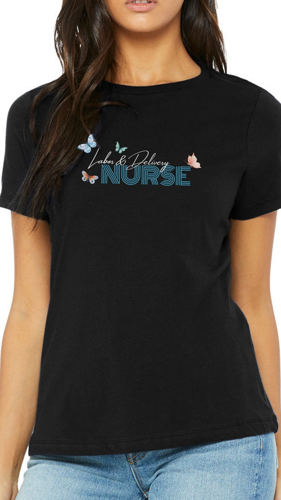 L&D Nurse Script Classic Threads T-Shirt