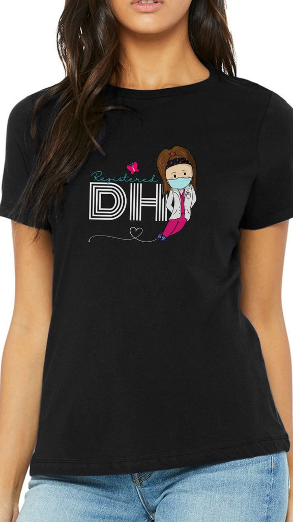 Dental Hygienist Brunette Casual Threads T-Shirt