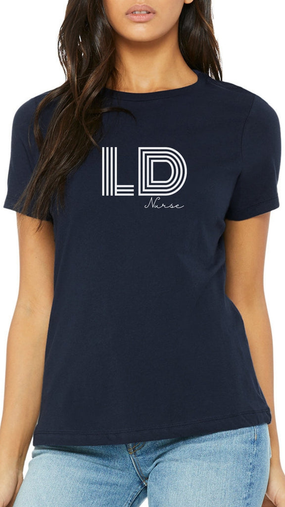 L&D Nurse Bold Classic Threads T-Shirt