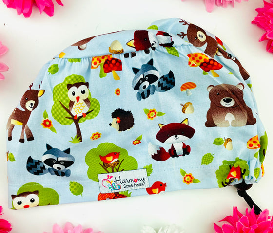 Forest Critters EURO® Scrub Hat