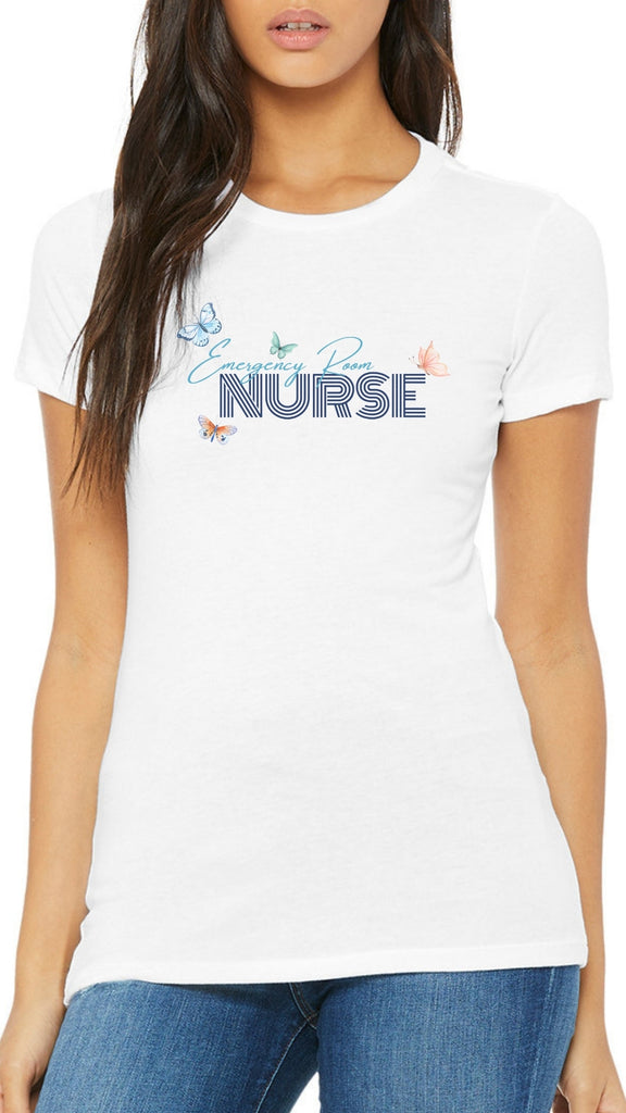 ER Nurse Script Classic Threads T-Shirt