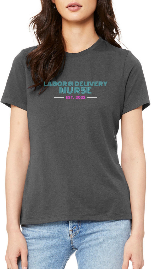 L&D Nurse Simple Casual Threads T-Shirt